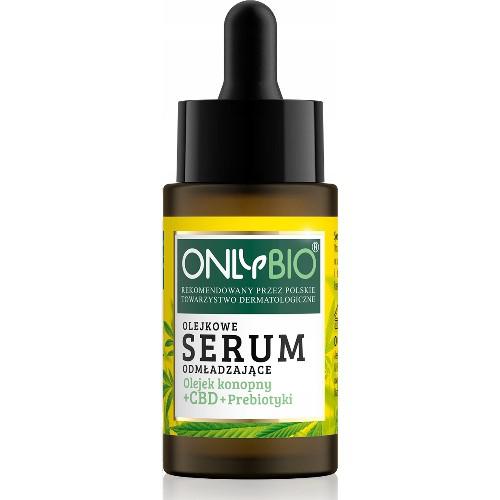 Miniaturka artykułu - OnlyBio Serum odmładzające Olejek Konopny, 30 ml