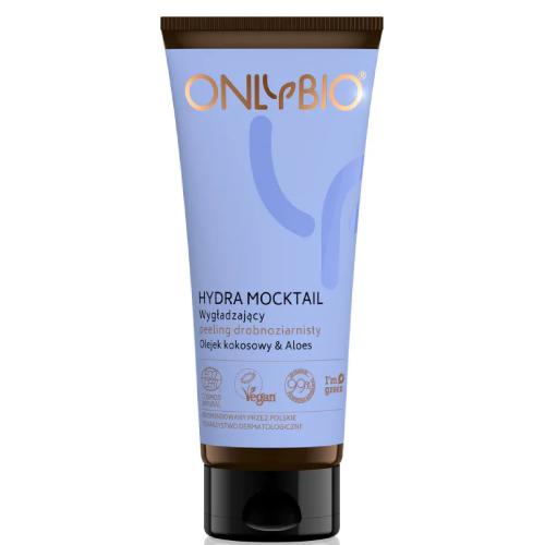 Miniaturka artykułu - OnlyBio Wygładzający peeling drobnoziarnisty Olej kokosowy i Aloes, 75 ml