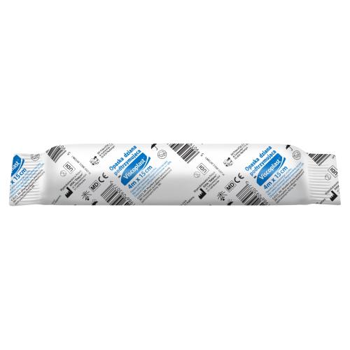 Miniaturka artykułu - Viscoplast Opaska dziana podtrzymująca 4 m x 15 cm, 1 szt.