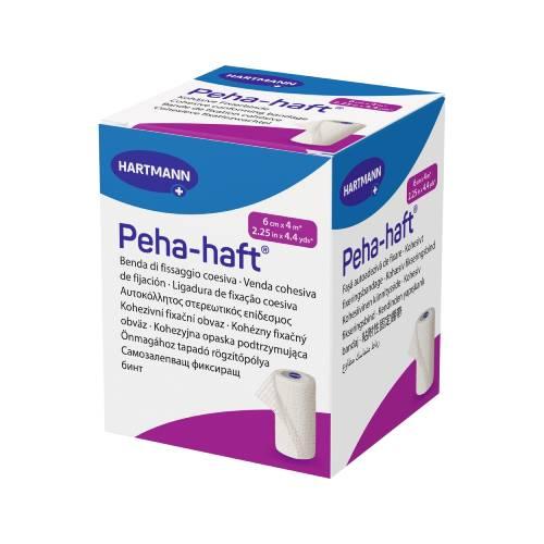 Miniaturka artykułu - Hartmann Peha-haft Kohezyjna opaska podtrzymująca 6 cm x 4 m