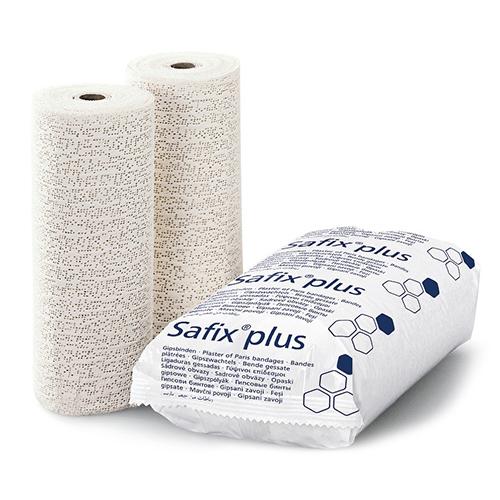 Miniaturka artykułu - Opaska gipsowa SAFIX PLUS 3m x 10cm - 2 sztuki