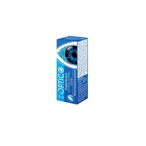 Miniaturka artykułu - Optico Krople do oczu nawilżające 0,3%, 10 ml