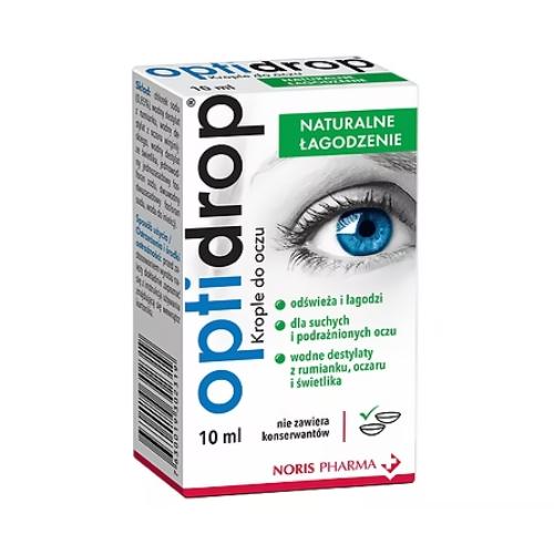 Miniaturka artykułu - Optidrop Naturalne Łagodzenie Krople do oczu, 10 ml