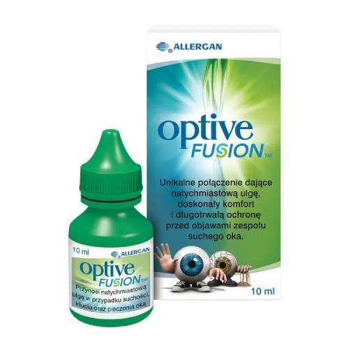 Miniaturka artykułu - OPTIVE Fusion Krople do oczu, 10 ml