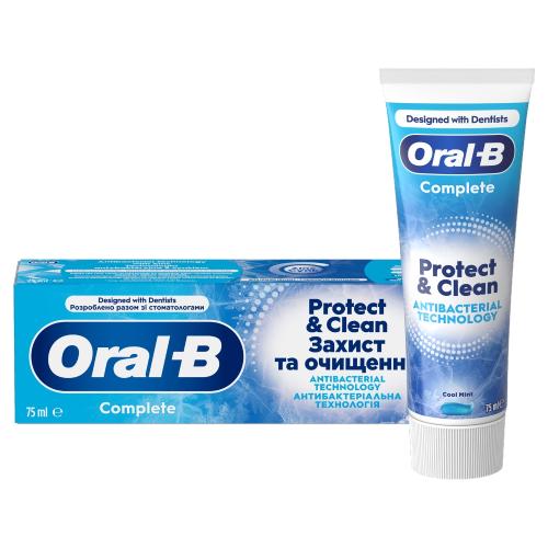 Miniaturka artykułu - Oral-B Complete Protect & Clean Pasta do zęb&oacute;w, 75 ml
