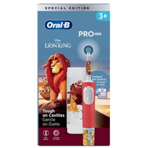 Miniaturka artykułu - Oral-B Pro Kids Kr&oacute;l Lew Szczoteczka elektryczna dla dzieci 3+