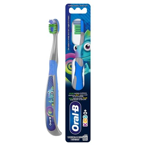 Miniaturka artykułu - Oral-B Kids 0+ Szczoteczka do zęb&oacute;w dla dzieci bardzo miękka, 1 szt.