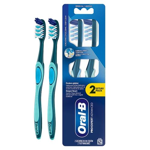 Oral-B Pro-Expert Advanced Szczoteczka do zęb&oacute;w średnia, 2 szt.