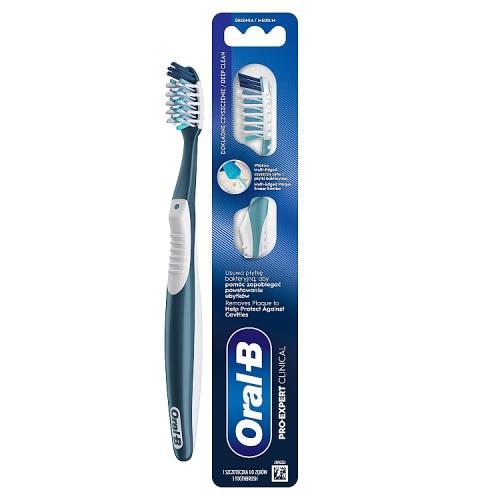 Miniaturka artykułu - Oral-B Pro-Expert Clinical Szczoteczka do zęb&oacute;w średnia, 1 szt.