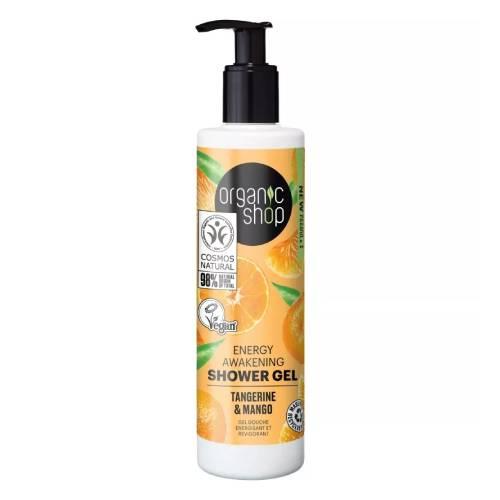 Miniaturka artykułu - ORGANIC SHOP Energetyczny Żel pod Prysznic Mandarynki i Mango, 280ml