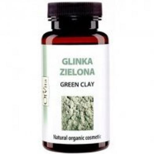 Miniaturka artykułu - ORGANICZNA GLINKA ZIELONA 100 g OLVITA