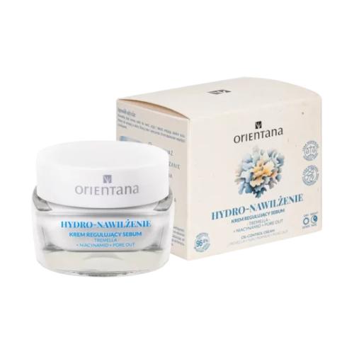 Miniaturka artykułu - Orientana Hydro-Nawilżenie Krem regulujący sebum Tremella Niacynamid Pore out, 50 ml