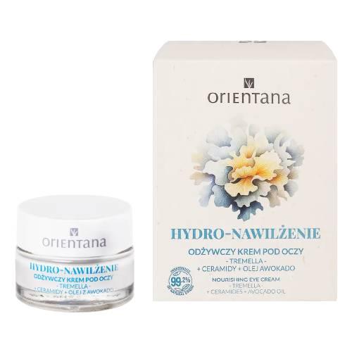 Miniaturka artykułu - Orientana Hydro-Nawilżenie Tremella Ceramidy Olej awokado Odżywczy krem pod oczy, 15 ml