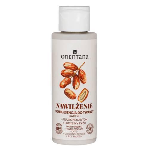Miniaturka artykułu - Orientana Nawilżenie Daktyl Glukonolakton Proteiny Ryżu Tonik-esencja do twarzy do cery suchej i wrażliwej, 100 ml