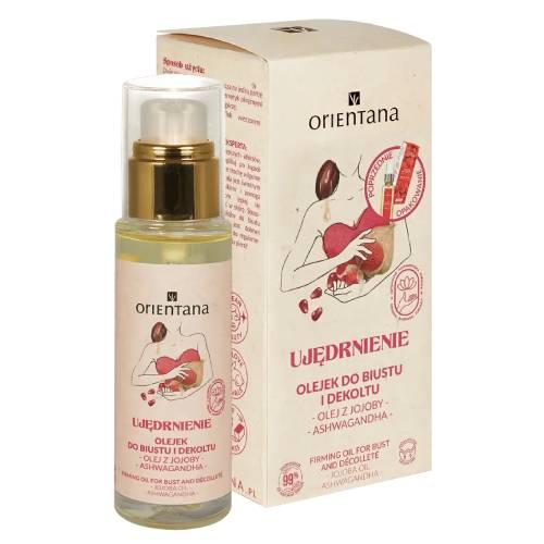 Miniaturka artykułu - Orientana Olejek do biustu i dekoltu z olejem jojoba i ashwagandhą, 30 ml