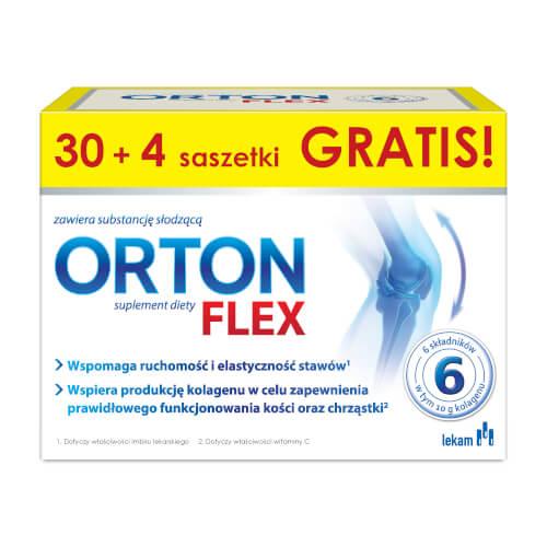 Miniaturka artykułu - ORTON FLEX Kolagen na stawy, 34 sasz.