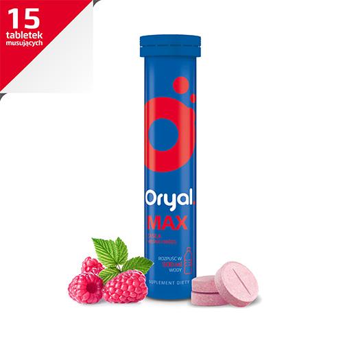 Zdjęcie produktu - Oryal MAX- 15 tabletek musujących