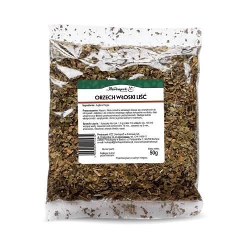 Miniaturka artykułu - Orzech Włoski Liść, 50 g