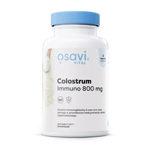 Miniaturka artykułu - OSAVI Vital Colostrum Immuno 800mg, 60kaps.