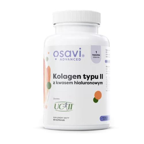 Miniaturka artykułu - OSAVI Advanced Kolagen Typu II z kwasem hialuronowym, 60 kapsułek