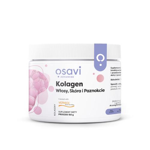 Miniaturka artykułu - OSAVI Advanced Kolagen Włosy, Sk&oacute;ra i Paznokcie - naturalny smak, 150g