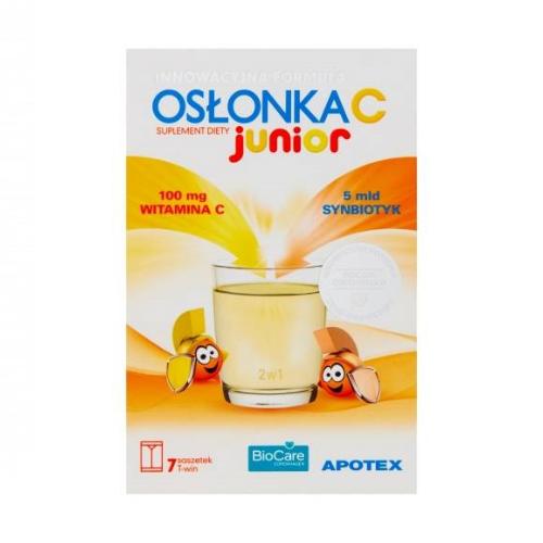 Miniaturka artykułu - Osłonka C Junior 5 mld CFU - 7 saszetek