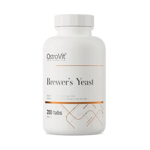Miniaturka artykułu - OstroVit Brewer's Yeast Drożdże piwne, 200 tabletek