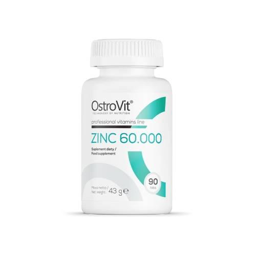 Miniaturka artykułu - OstroVit Zinc 60.000, 90 tabl.