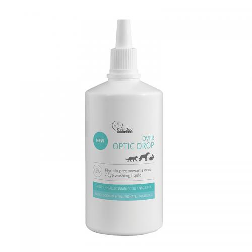 Miniaturka artykułu - Over Zoo Optic Drop Płyn do pielęgnacji oczu ps&oacute;w i kot&oacute;w, 130ml