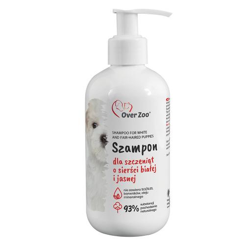 Miniaturka artykułu - Over Zoo Szampon dla szczeniąt o sierści białej i jasnej, 250 ml