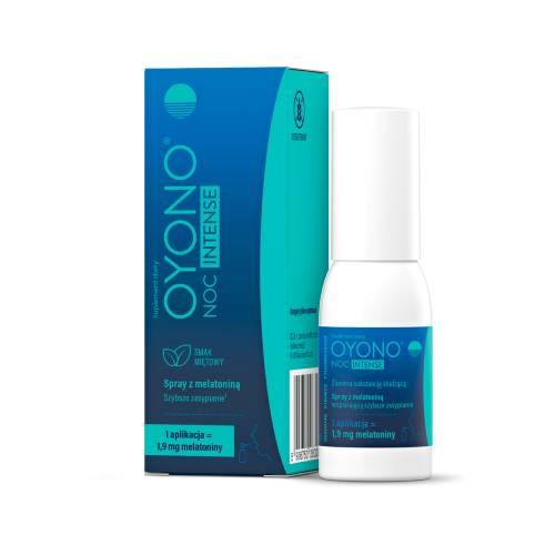 Miniaturka artykułu - Oyono Noc Intense Spray z melatoniną smak miętowy, 25 ml