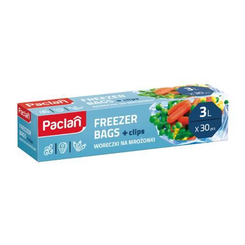 Miniaturka artykułu - Paclan Woreczki do mrożenia 3 l, 30 szt.
