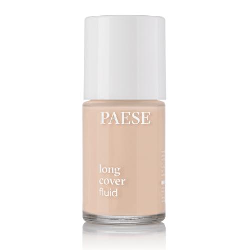 Miniaturka artykułu - PAESE Long Cover Fluid Podkład do twarzy 01 Jasny Beż, 30 ml