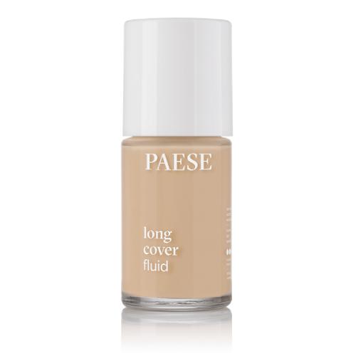 Miniaturka artykułu - PAESE Long Cover Fluid podkład kryjący o przedłużonej trwałości 1,75 - piaskowy beż, 30ml