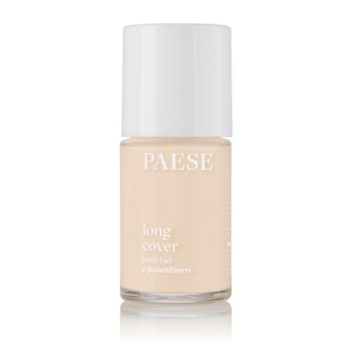 Miniaturka artykułu -  PAESE Long Cover Podkład do twarzy z jedwabiem 02N Jasny Beż, 30ml