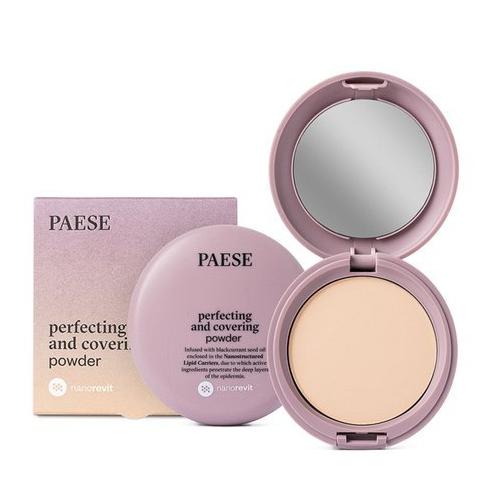 Miniaturka artykułu - PAESE Nanorevit Perfecting and Covering Powder puder upiększająco-kryjący 03 Sand, 9g