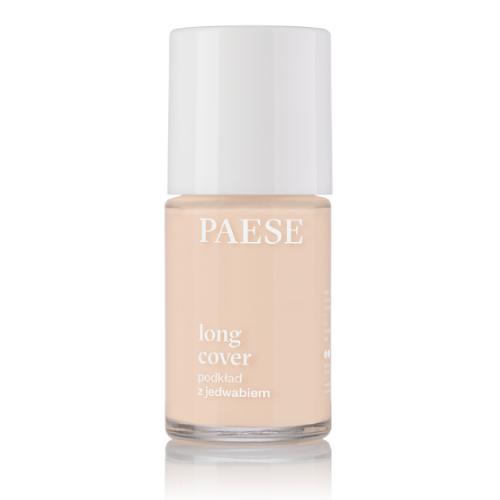 Miniaturka artykułu - PAESE Long Cover Podkład do twarzy z jedwabiem 03N Naturalny, 30 ml