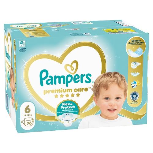 Miniaturka artykułu - Pampers Premium Care 6 Pieluchy dla dzieci, 76 szt.