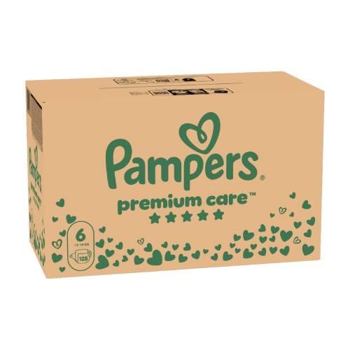 Miniaturka artykułu - Pampers Premium Care 6 Pieluszki dla dzieci 13-18kg, 128 szt.