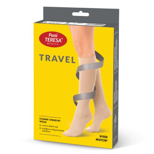 Pani Teresa Travel Skarpety podr&oacute;żne dla mężczyzn czarne rozmiar M
