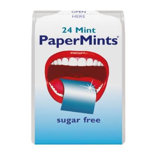 Miniaturka artykułu - PaperMints Odświeżające miętowe listki do ust, 24 szt.