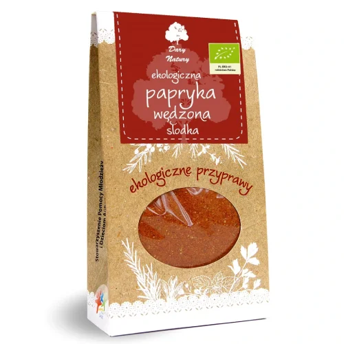 Miniaturka artykułu - Papryka wędzona słodka 50g DARY NATURY