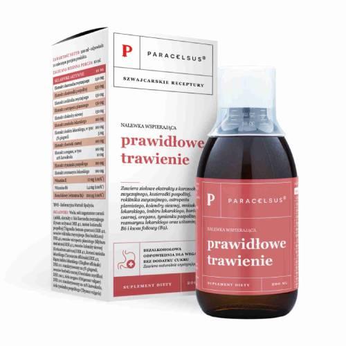 Miniaturka artykułu - Paracelsus Prawidłowe trawienie nalewka, 200 ml