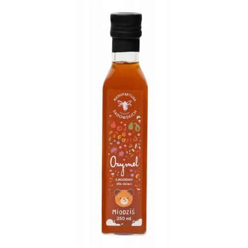 Miniaturka artykułu - PASIEKI RODZINY SADOWSKICH Oxymel łagodny dla dzieci Miodziś, 250 ml