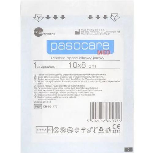 Miniaturka artykułu - Pasocare Med Plaster opatrunkowy jałowy 10cmx8cm, 1szt.