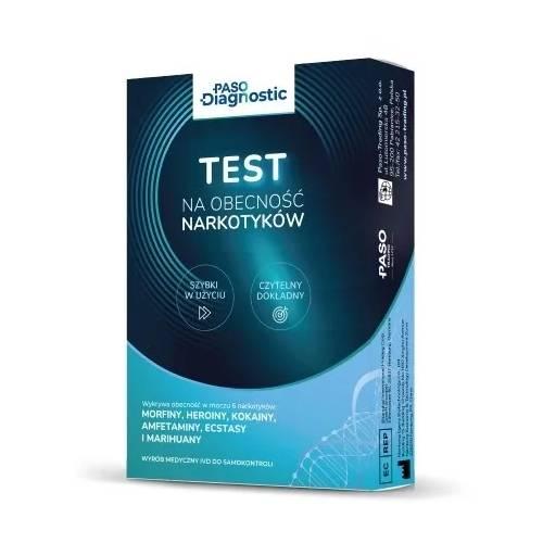 PasoDiagnostic Test na obecność narkotyk&oacute;w, 1 sztuka