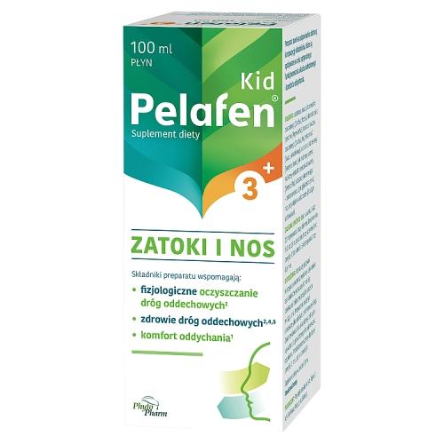 Miniaturka artykułu - Pelafen Kid Zatoki i Nos płyn, 100 ml USZKODZONY KARTON 