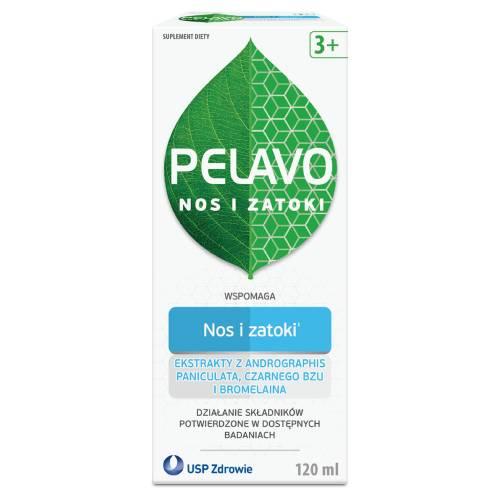 Miniaturka artykułu - Pelavo Nos i Zatoki 3+ Syrop, 120 ml - suplement diety z czarnym bzem