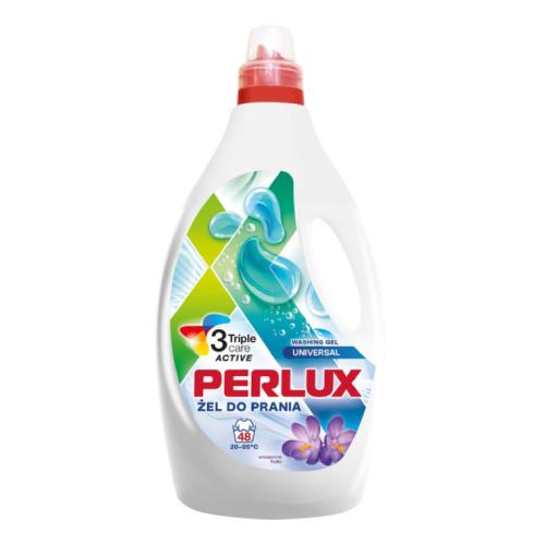 Miniaturka artykułu - PERLUX Universal Żel do prania Wiosenne fiołki, 1,92l