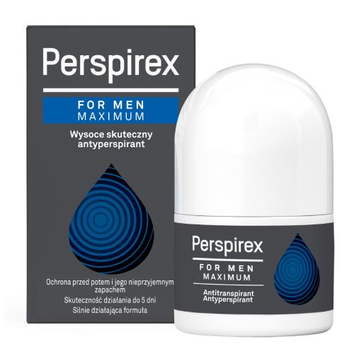 Miniaturka artykułu - Perspirex Men Maximum Antyperspirant roll-on, 20 ml